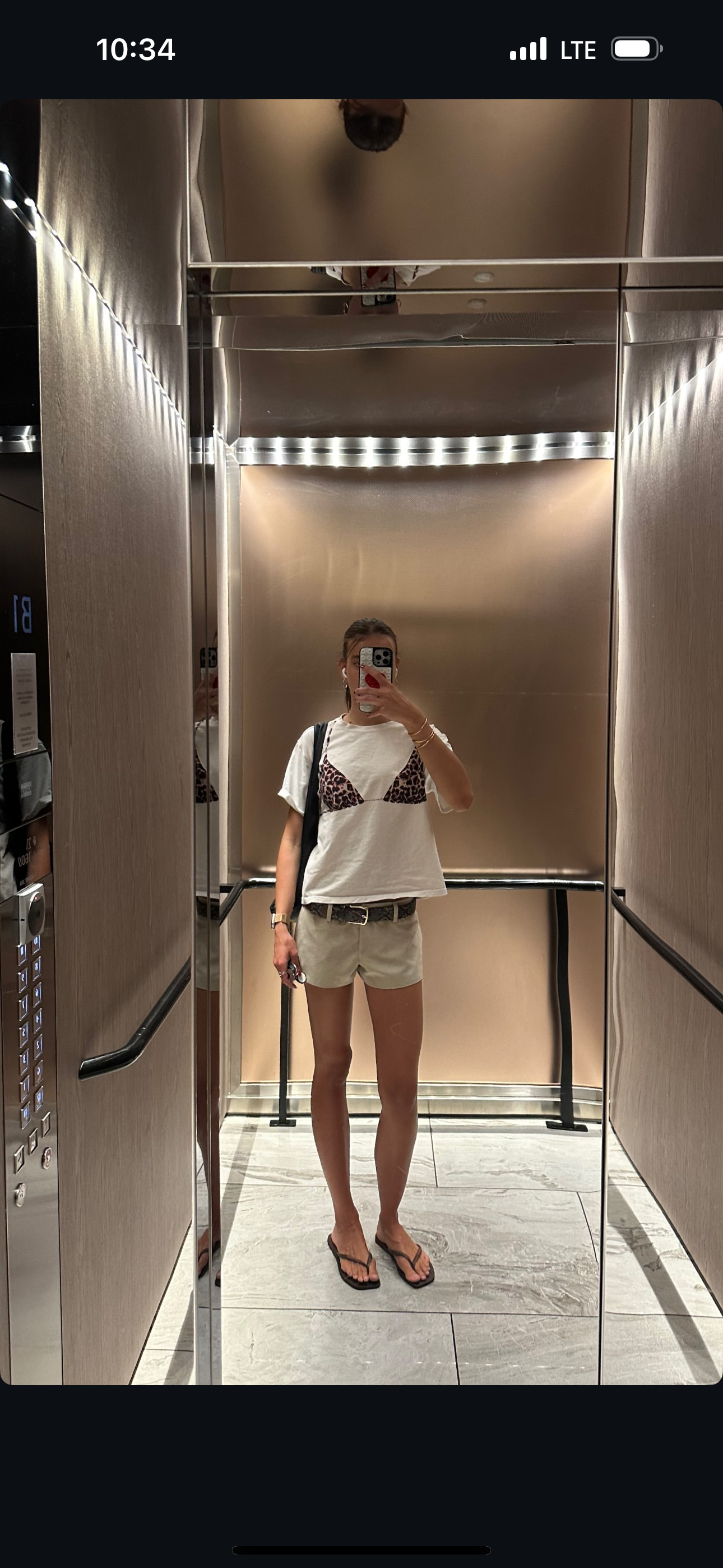 Leopard Bikini Tee
