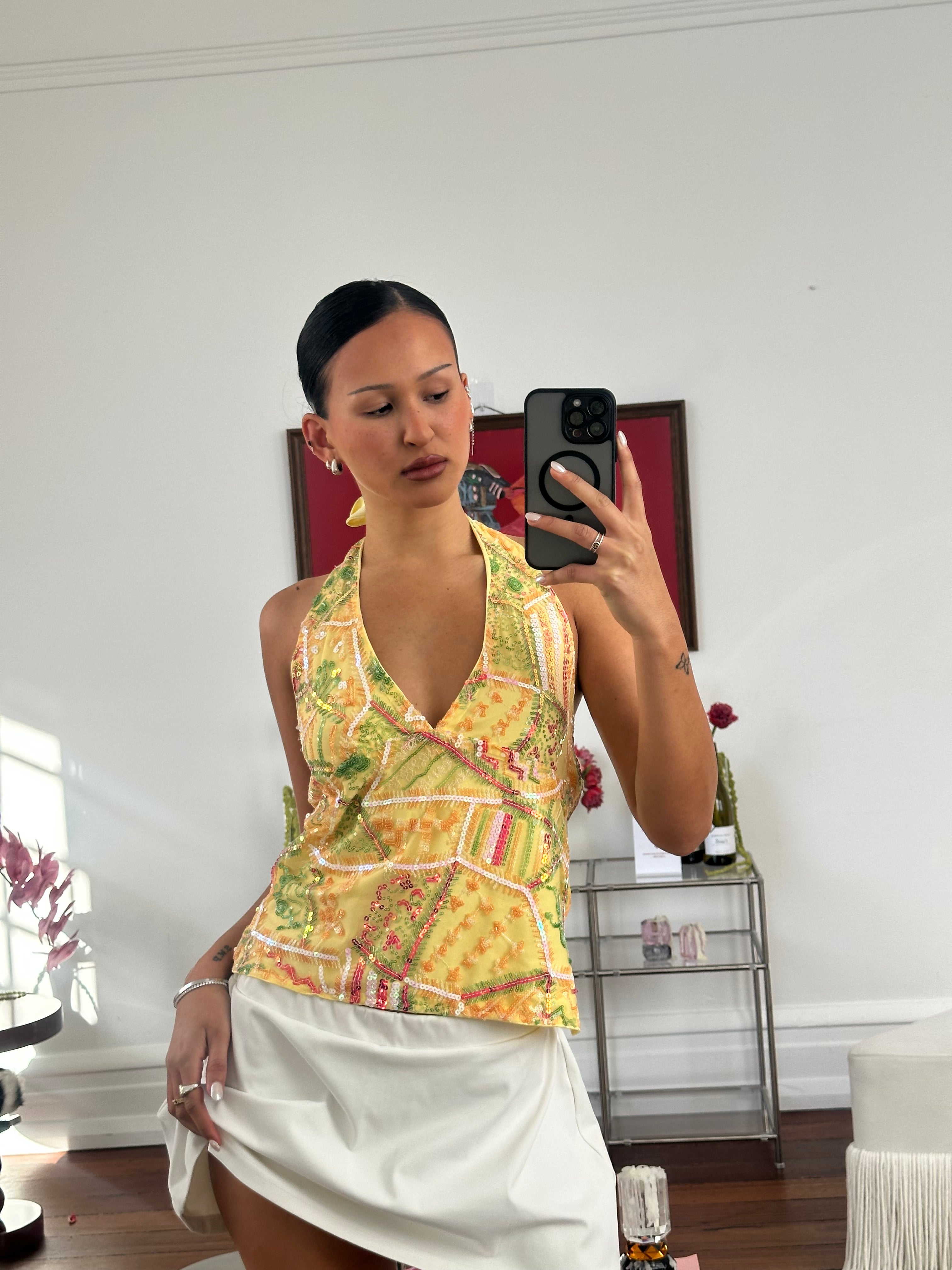 Sequin top