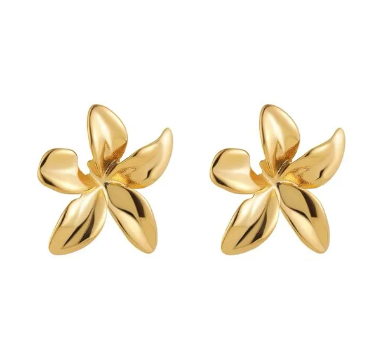 Smooth Flower Earrings
